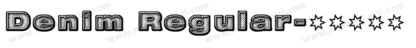 Denim Regular字体转换